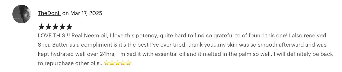 Nzema Appolo Cold-Pressed Antibacterial Neem Oil 100ml - Acne Prone Skin Nzema Appolo