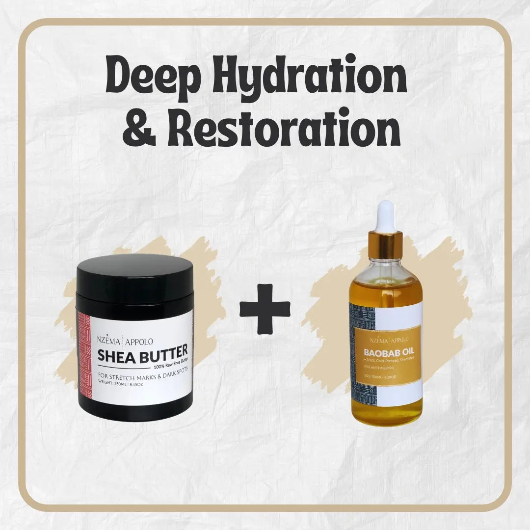 The Ultimate Revival Duo: Deep Hydration & Restoration Combo Nzema Appolo